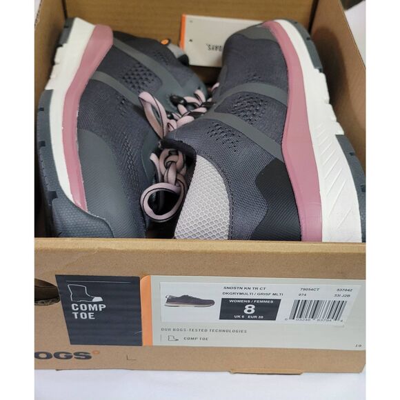 BOGS Women's Sandstone Knit Low Tr Composite Safety Toe Sz 8 New - Picture 3 of 13